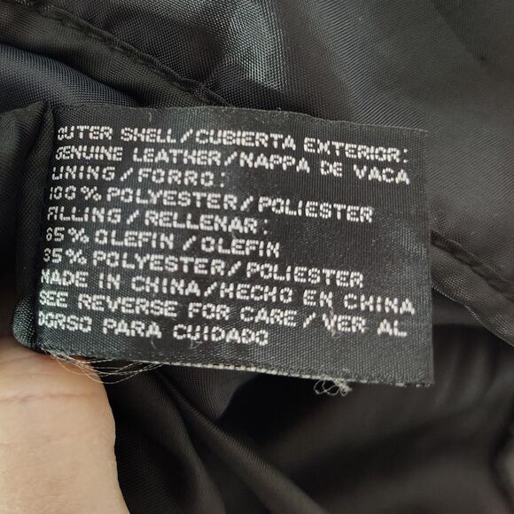 Vtg JACQUELINE FERRAR Leather Jacket XL Men's Thinsulate Long Lined - Picture 9 of 10